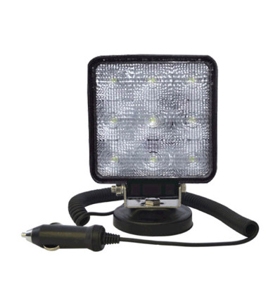 Outillage - Projecteur de travail, carré, lumière diffusé, base magnetique 52566