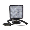 Outillage - Projecteur de travail, carré, lumière diffusé, base magnetique 52566