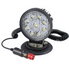 Outillage - Projecteur de travail, rond, lumière concentré, base magnetique 52569