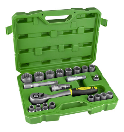 Coffret à douilles - Coffret outils de 21 pièces douilles spline de 1/2" 52721