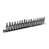 Embout de tournevis - Jeu de 18 douilles pour tournevis 1/4" 52909