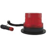 Outillage - Balise lumineuse clignotant profil bas rotative - rouge 52910