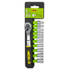 Clé à cliquet - Cliquet 72 dents de 1/4" avec douilles 6 pans 52950