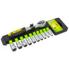 Clé à cliquet - Cliquet 72 dents de 1/4" avec douilles 12 pans 52951