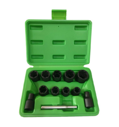 Coffret à douilles - Set de douilles twist 3/8" extraction d'ecrous endommagés 6-19mm 52962