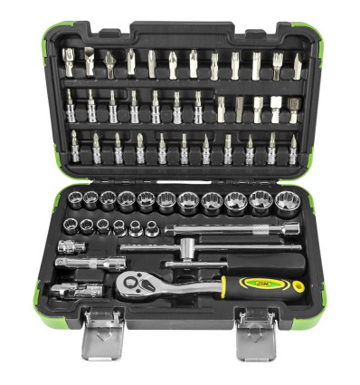 Coffret à douilles - Coffret de douilles 3/8" de 59 pièces 12 pans 53075