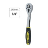 Clé à cliquet - Cliquet chromé 72 dents de 1/4" 145mm 53098