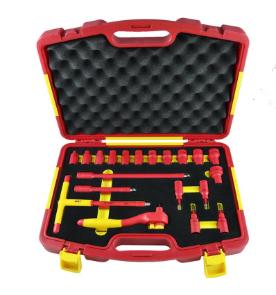 Outillage - Set d´outils isolants 20 pièces de 3/8" 53154