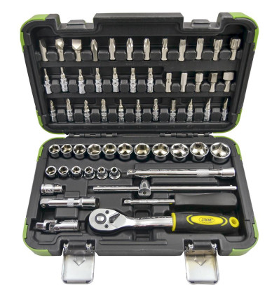Coffret à douilles - Coffret de douilles 3/8" de 59 pièces 6 pans 53219
