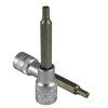 Embout de tournevis - Douille 1/2" 6 pans pointe h7 100mml 13551