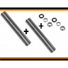2 Kit roulement + 2 axe de brasTrain Arriere Peugeot 206 Pack d'article