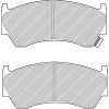 Plaquettes de frein - Jeu de plaquettes de frein avant pour Nissan Almera FDB1091