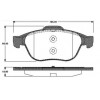 JEU DE PLAQUETTES DE FREIN AVANT RENAULT LAGUNA 2 - VELSATIS - ESPACE 4 Espace 4