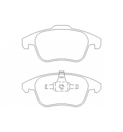 Jeu de plaquettes de frein Avant Citroen C4 Picasso DS4