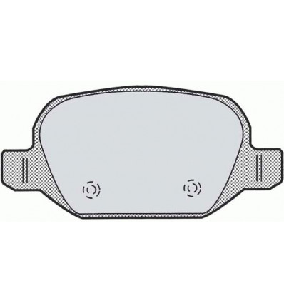 Jeu de Plaquettes de frein Arriere Alfa 147 - 156 - GT Alfa