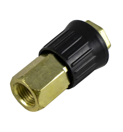 Outillage - Connecteur rapide avec fixateur de protection femelle - filetage interne ¼” 14198