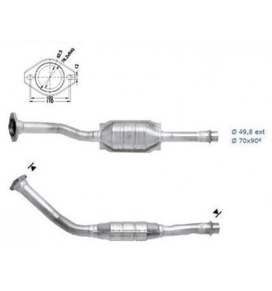 Catalyseur - Catalyseur pour Citroën Berlingo - Peugeot Partner - 306 2.0 HDi PGC058