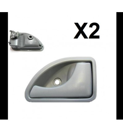 Poignée de porte - Poignée de porte interieur gauche et droite pour Renault twingo Kangoo BF-92008+92005
