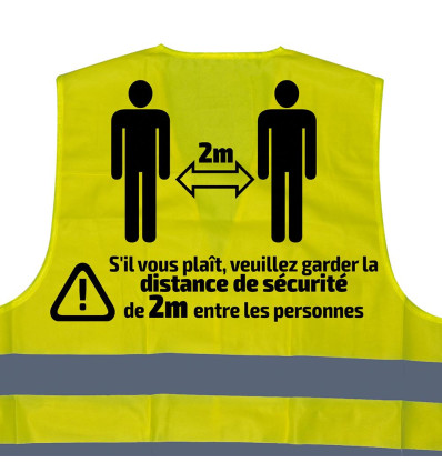 Outillage - Gilet jaune fluo homologué - 2 mètres 53788FR