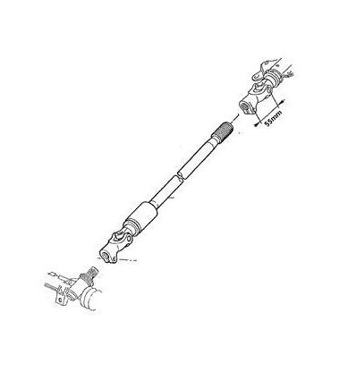 Articulation de direction sur colonne Peugeot 205 - 309 205