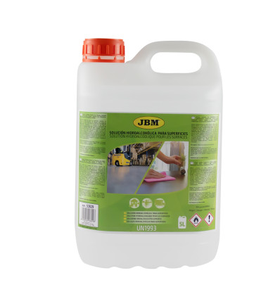 Outillage - Solution hydroalcoolique pour les surfaces - 5l 53829