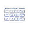 Outillage - Paquete de 5 carteles informativo - lavado de manos 53816
