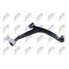 Bras de suspension - Bras de suspension avant droit inférieur avec rotule pour Citroën Peugeot ZWD-CT-004