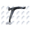 Bras de suspension - Bras de suspension avant droit inférieur avec rotule pour Citroën Peugeot ZWD-CT-004