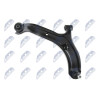 Bras de suspension - Bras des suspension avant pour Hyundai Accent 00-05 inférieur droit ZWD-HY-530