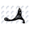 Bras de suspension - Bras des suspension avant pour Kia Cee'D 06 Hyundai I30 07- inférieur droit ZWD-KA-346