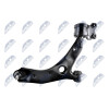 Bras de suspension - Bras des suspension avant pour Mazda 3 03-08 Mazda 5 05 Premacy 05- inférieur droit ZWD-MZ-080