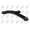 Bras de suspension - Bras des suspension avant pour Nissan Micra K12 02-10 Note E11 05-12 inférieur gauche ZWD-NS-103