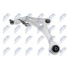 Bras de suspension - Bras des suspension avant pour Nissan Murano Ii Z51 3-5 4X4 2-5Dci 4X4 08-14 inférieur gauche ZWD-NS-132