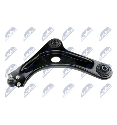 Bras de suspension - Bras des suspension avant pour Peugeot 1007 05 Citroen C2 03 C3 02- inférieur gauche ZWD-PE-006