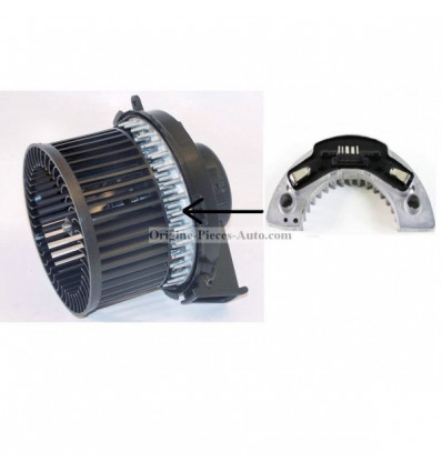 Refroidissement - Résistance pulseur d'air ventilateur chauffage climatisation pour Peugeot 206 307 Citroën Xsara Piscasso BF...