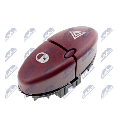 Boutons et interrupteurs - Interrupteur de signal de détresse pour Peugeot EWS-PE-017