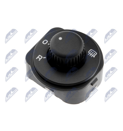 Boutons et interrupteurs - Commande ajustage du miroir pour Skoda EWS-SK-009