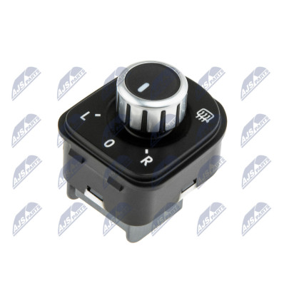 Boutons et interrupteurs - Commande ajustage du miroir pour Volkswagen seat EWS-VW-134