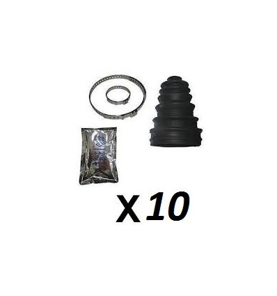 Lot de 10 soufflets de cardan universel pour voiture Soufflets de cardans et direction universels
