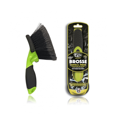 Brosse jantes et pneus passage de roues