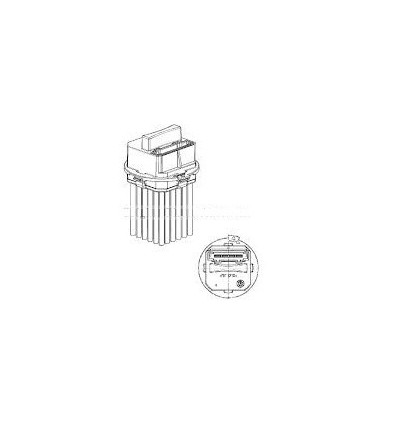 Element de commande Resistance de chauffage Climatisation Citroen C3 C4 C5 C6 Ds3 Resistance Element de commande de chauffage