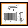 Radiateur de chauffage Peugeot 205+309