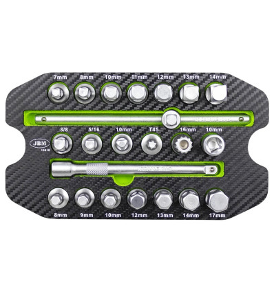 Outillage - Module de douilles de vidange 22 pièces 15018