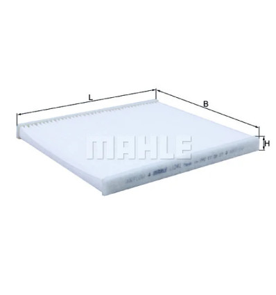 Filtre habitacle mahle pour Abarth Chrysler Fiat Ford Lancia