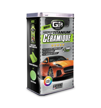 Coffret Lustreur Titanium+ 500ml Efface Rayure et Lustreur Carrosserie