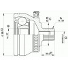 Kit Embout de cardan + Souflet Audi A4 A6 Vw Passat Skoda