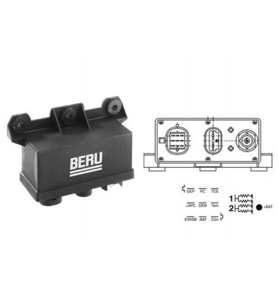 Boitier de Prechauffe bougie diesel Renault Clio Espace R19 R21 R25 Boitier de prechauffe