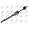 Cardan - Cardan de transmission avant droit Nty npw-re-030 pour Renault Kangoo 2 Mégane 2 NPW-RE-030