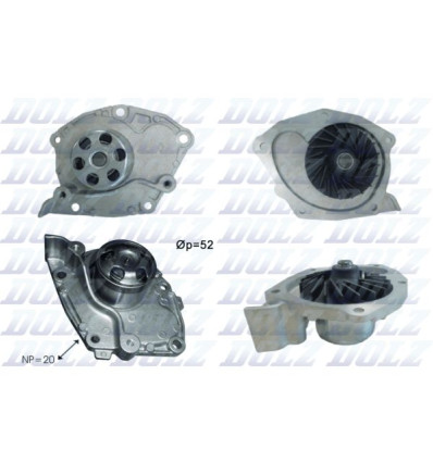 Pompe à eau Dolz r232 pour Nissan primera Renault laguna 2 megane 2 cc Scenic 3 Suzuki grand vitara 2