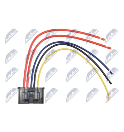 Résistance d'air habitacle - Prise de branchement résistance de chauffage Nty erd-ft-002k pour Alfa romeo Citroën jumper 2 Fi...